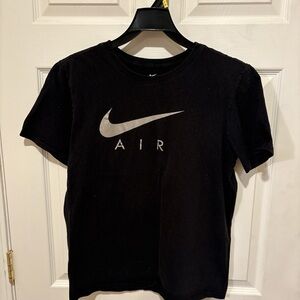 Nike Black Tee with White Accents